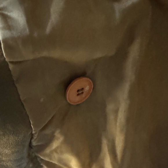 VINTAGE 1989 WINLIT BROWN‎ LEATHER DOUBLE BREAST TRENCH COAT SIZE MEDIUM - Picture 6 of 13